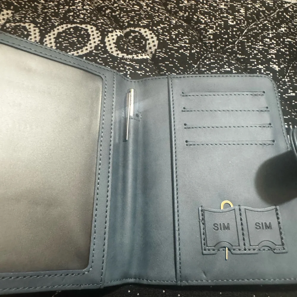 Blue Passport Cover